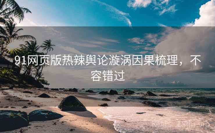 91网页版热辣舆论漩涡因果梳理，不容错过